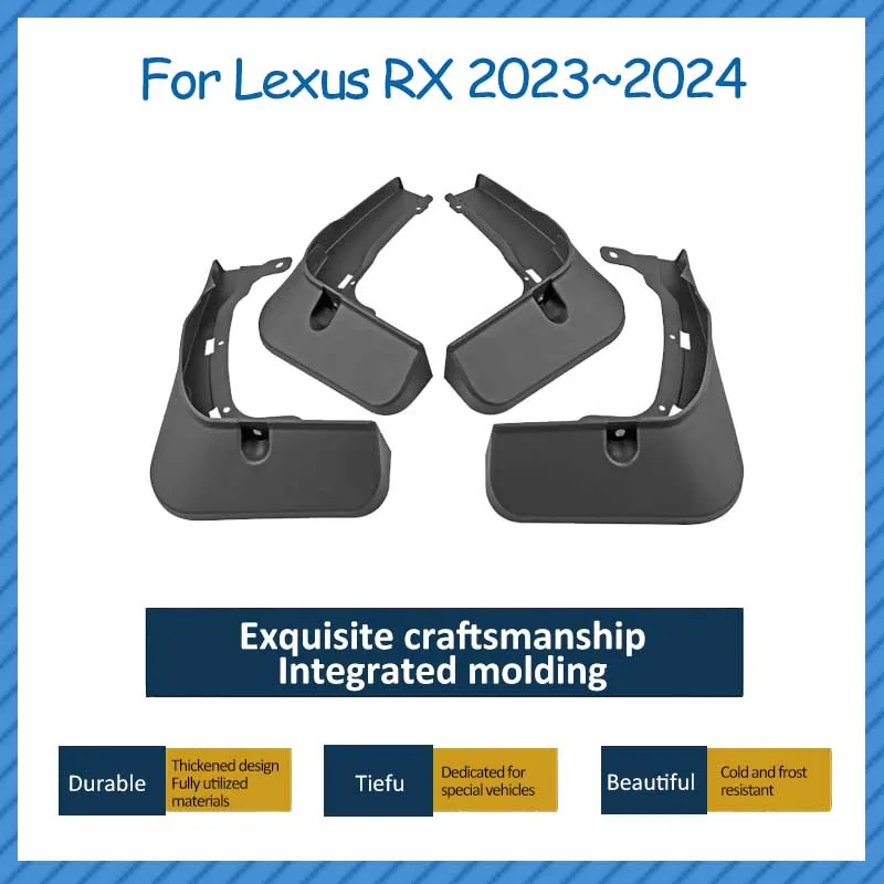 Автомобильный брызговик для Lexus RX ALA10 ALH10 2023 2024 350 450 RH350 RH450 брызговики на крыло