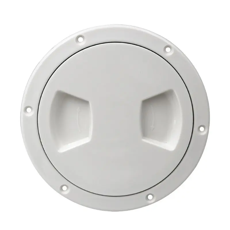 

5 inch Non-Slip Deck Plate Corrosion Resistant Marine Access Boat Inspection Hatch Cover Plate for Marine Boating Water