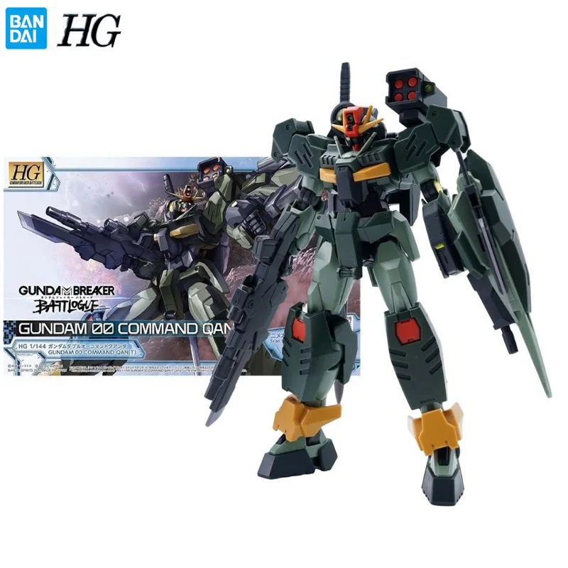 Bandai Gundam оригинальная экшн-фигурка HG 1/144 Gundam 00 Command Qan[T] аниме Сборная модель Коллекционная модель подарки для детей