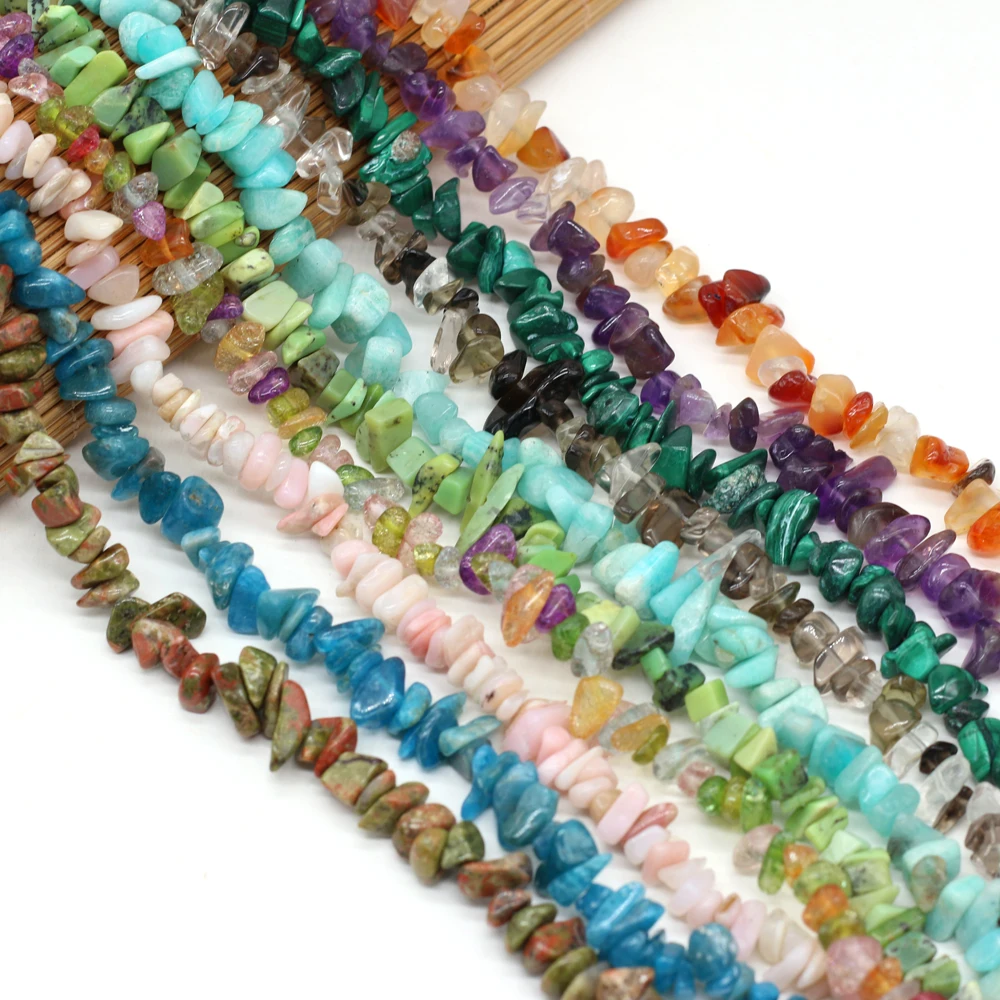 

Natural Stone Amethyst Agate Irregular Crushed Stones Beads 5-8mm For Jewelry MakingDIY Necklace Accessories Gems Charm Gift40CM