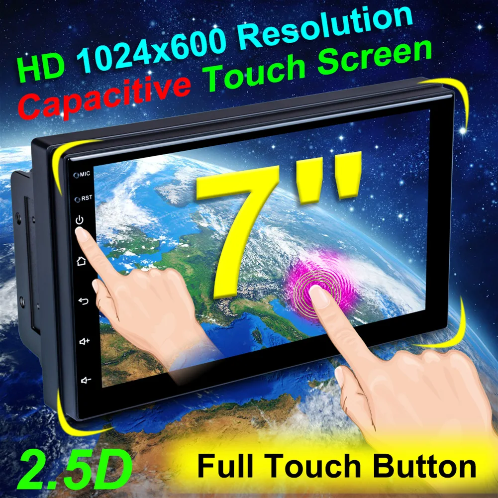 Автомагнитола с сенсорным экраном 7 дюймов стерео-система поддержкой Bluetooth 2