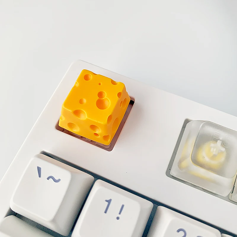 

ESC Cheese keycap mechanical keyboard custom gift cute transparent creative cheese decoration