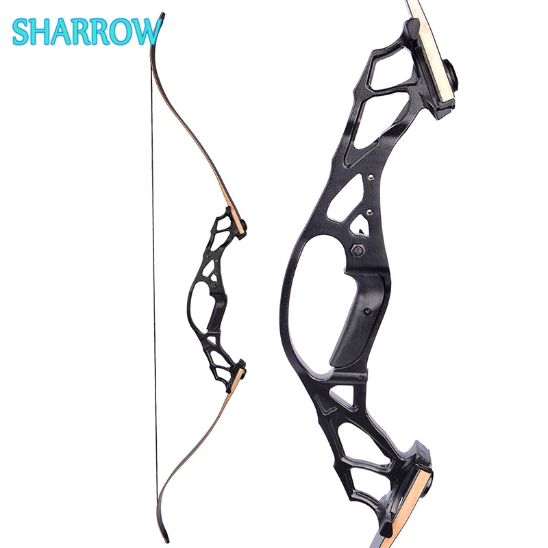 

30-60lbs 62 Inch Recurve Bow Aluminum-magnesium Alloy Bow Riser Archery Bow and Arrow Hunting Training Shooting Accessories