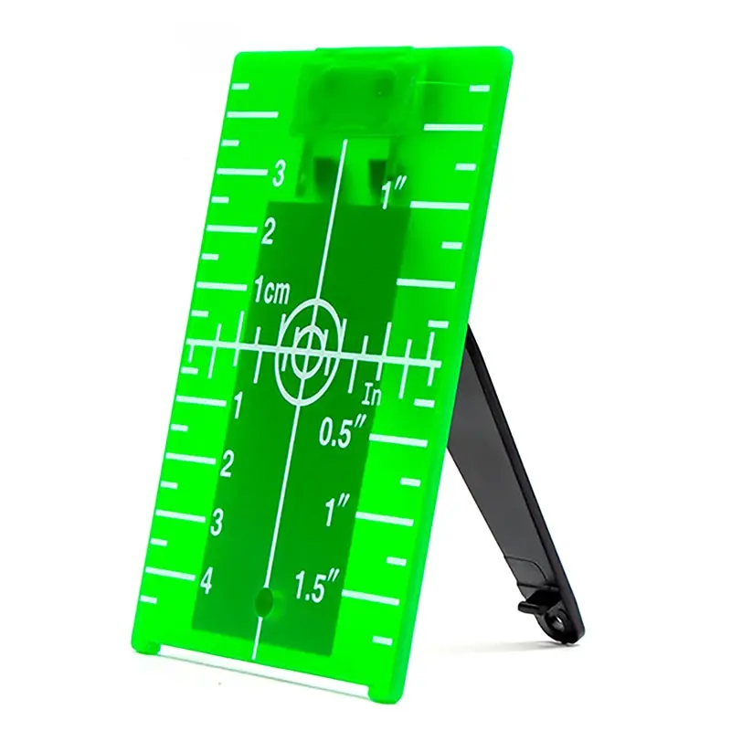 

11.5cmx7.4cm Plastic Lase Target Card Plate Inch For Green Red Lase Level For Line Lasers Reflective Magnetic Plate Laser Target