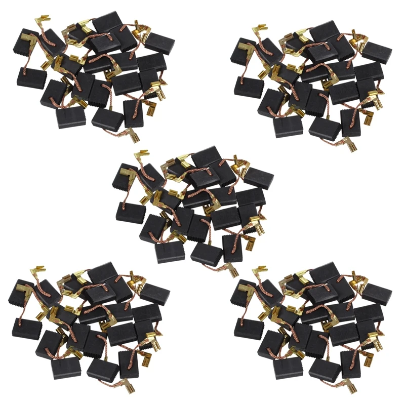 

100 Pcs 21/32 Inch X 27/64 Inch X 13/64 Inch Carbon Brush CB325 For Makita 9554NB 9557NB