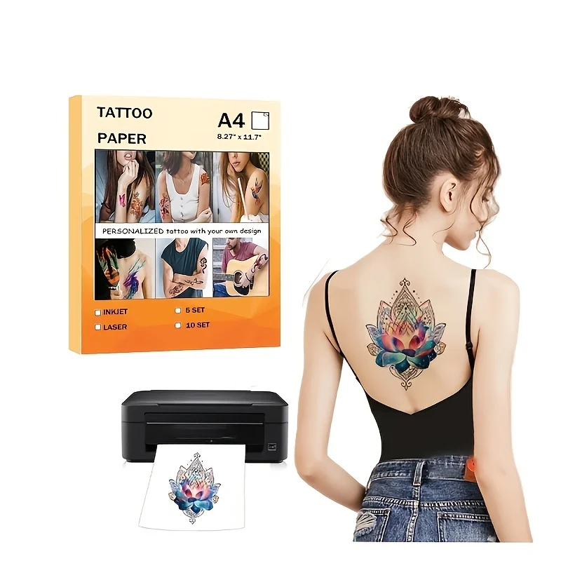 

Бумага для временных тату A4 водонепроницаемая Tattoo Transfer Paper