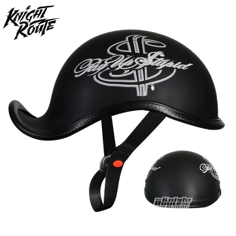 

Men's Motorcycle Helmet Motorbike Vintage Moto Helmet Motorcycle Women's Retro Half Face Helmet Riding Chopper Cafe Racer Biker
