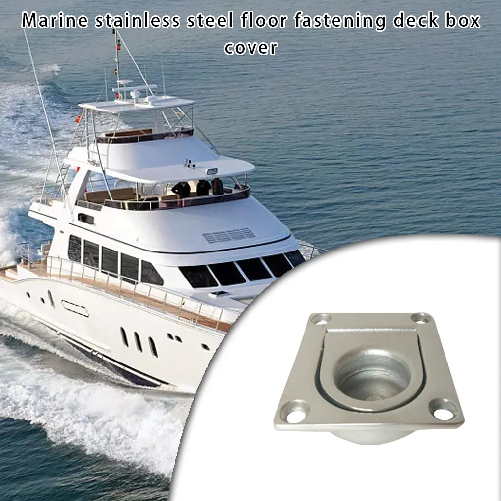 

Flush Pull Ring Durable Silver Hidden Handle Marine Deck Hatch Handles Knobs Fittings Accessories Replacements