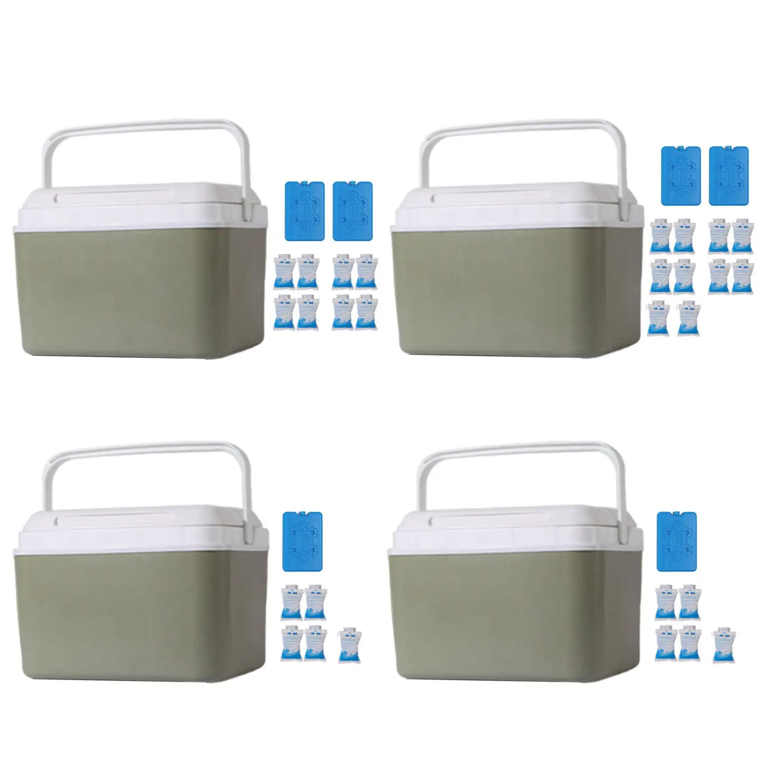 Изолированный холодильник с ручкой органайзер для хранения напитков жесткая