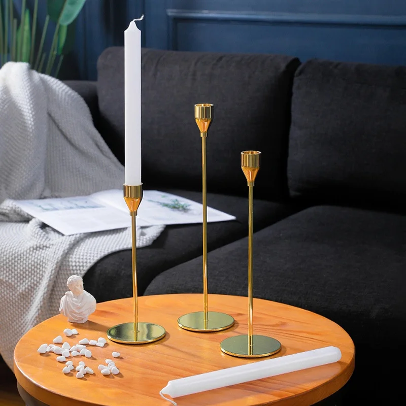 Simple Wedding Decoration Bar Party Dining Table Decor Sense Of Ritual Home Decor Candlestick
