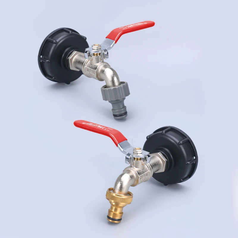 

1PCS 1000L IBC Tank Fitting S60*6 to 1/2'' 3/4'' Faucet Thicken Garden Hose Replacement Connector Tool Hot Sale