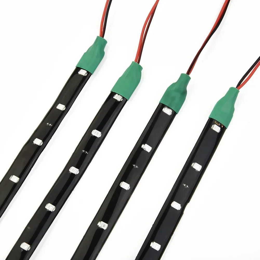 4 шт. зеленая мотоциклетная фотолента 12 В 30 см