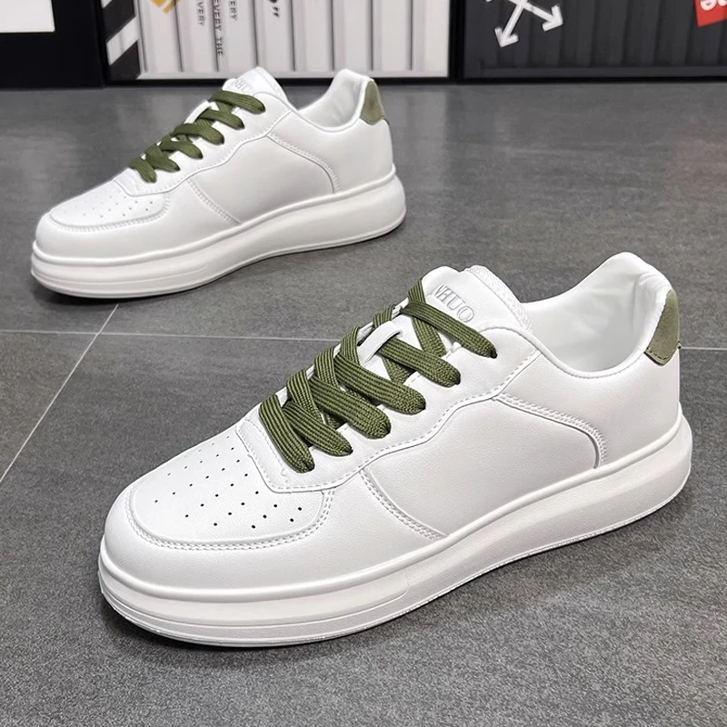 

High-quality fashion couple shoes designer men's skate shoes students casual sports tennis shoes ladies all-match white shoes