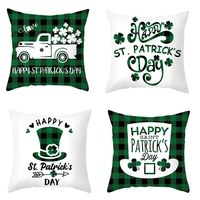 st patricks day decorations pillow covers 18x18 inch set of 4 for irish shamrock home decor throw pillows cover as shown