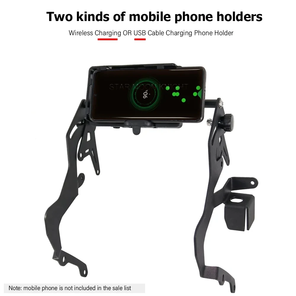 Усиленный держатель для навигации на лобовое стекло зарядки телефона Holde Pan America