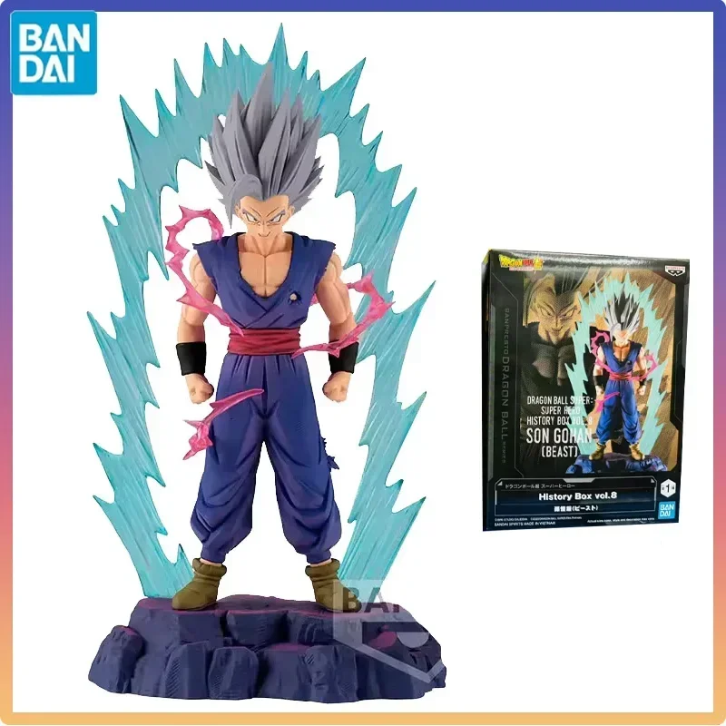 

Bandai Original Dragon Ball Z Super Super Hero Beast Gohan Gohan Anime Action Figures Statuary Toy Model Decoration Collection