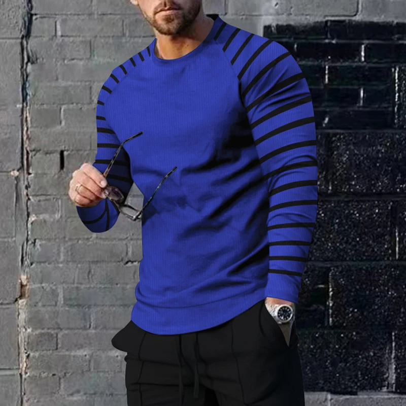 Brand New Men's O neck Men Sweaters Knit Pullovers For male Youth Slim Knitwear Man Long Sleeve Sweater T shirt