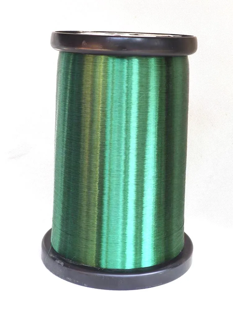 Зеленая медная проволока 0 04 до 1000 мм магнитная эмалированная обмоточная катушка