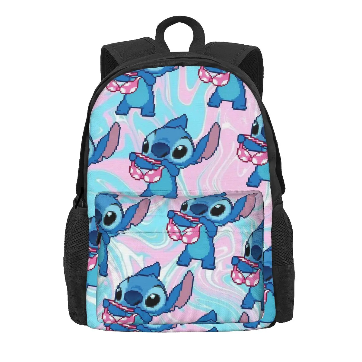 

Disney Stitch Cartoon Women Backpack Mochila 3D Print Student School Bag Blue Koala Computer Rucksack Boys Girls Travel Rucksack