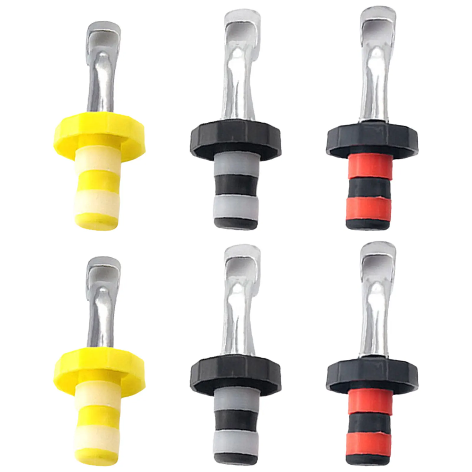 

6pcs Assorted Color Bottle Cork Champagne Sealer Home Kitchen Expanding Plug Bar Wine Stopper Leak Proof Reusable Beer Cap