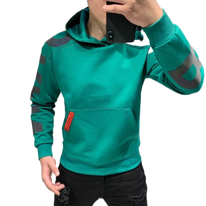 

Men's Hoodie Sweater Spring and Autumn Fashion Printed Sweatshirts Fashionable Korean Long Sleeve Top