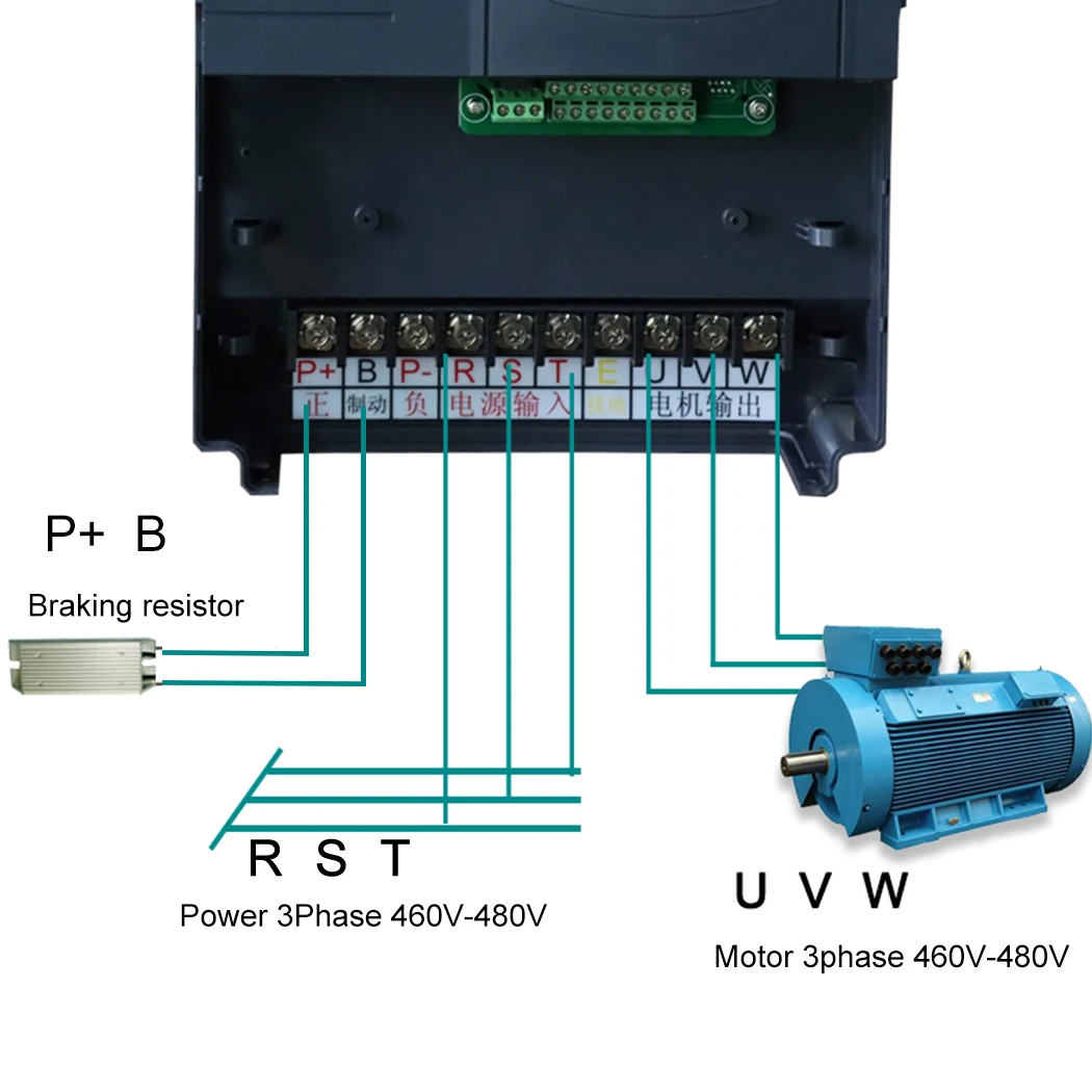 Преобразователь частоты VFD инвертор 3-фазный вход 380 В 15/18 5/22/30/37/45/55 кВт привод