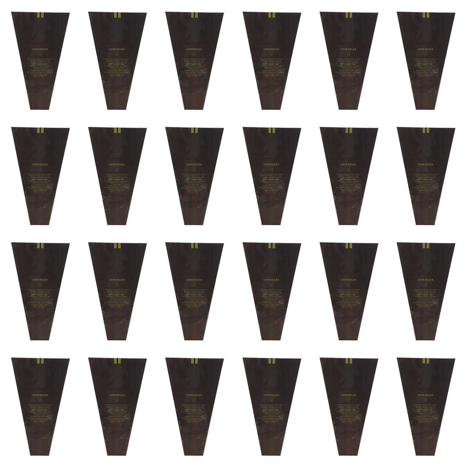 

50Pcs Bouquet Packing Bags Flower Wrapping Bags Flower Bouquet Bags for Flower Wrapping Decor