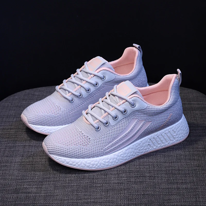 

Women Shoes Running Shoes Jogging Shoes Comfortable Breathable Tenis Feminino Pink Trainers Jogging Lightweight Walking Mesh