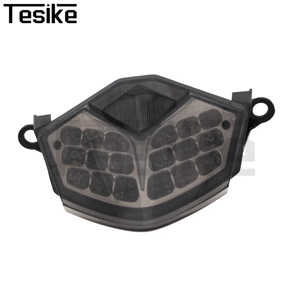 Фото Для Kawasaki Z750 2007-2012/Z1000 2007 2008 2009, хромированный задний фонарь, стоп-сигналы поворота, встроенный светодиодный фонарь ZX-6R ZX-10R №3