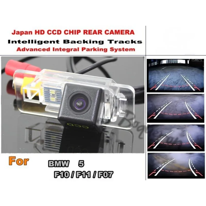 

Интеллектуальная камера для парковки автомобиля/для BMW 5 F10 F11 F07 с модулем следов задняя камера CCD ночное видение