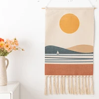 tassels tapestry boho hanging with handmade dorm hotel wall hanging cover blanket decor fabric home stay decoration accessories