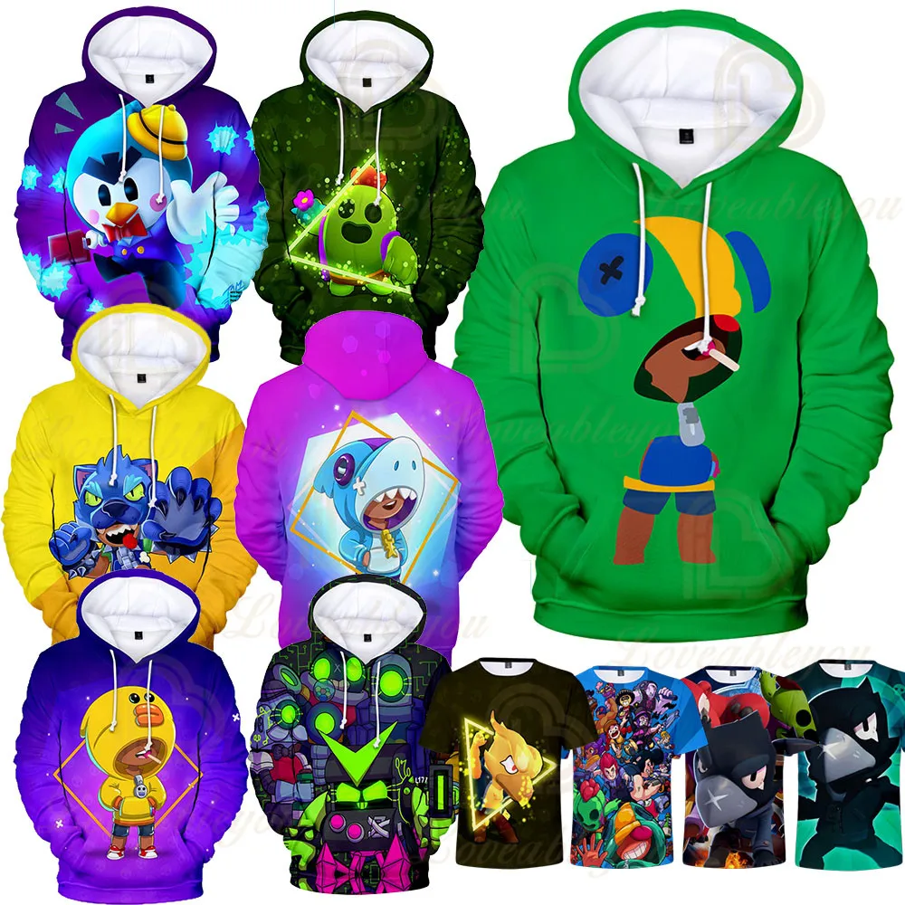 

Baby Clothes JANET BONNIE Sandy Pam Bravo Babys Children Kids Sweatshirt Game 3d Fashion Boys Girls Tops T-shirt