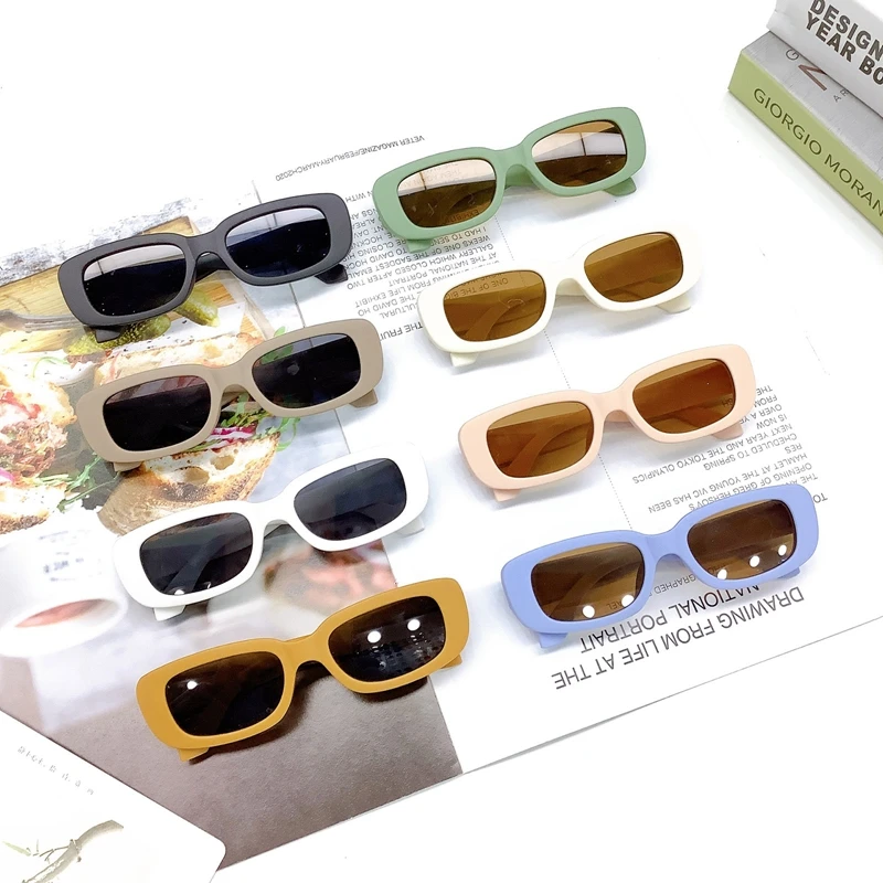 

Small Square Sunglasses For Children Fashion Boys Girls Shades Eyewear Retro Cute Cartoon Sun Glasses Travel Uv Protection