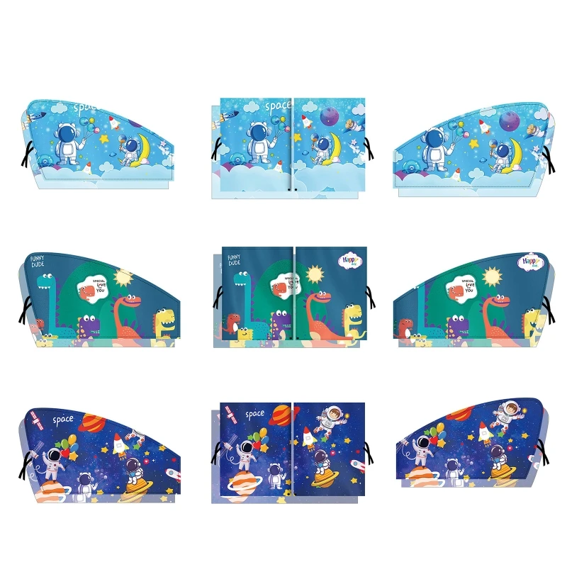 Складной солнцезащитный козырек для переднего и заднего бокового окна