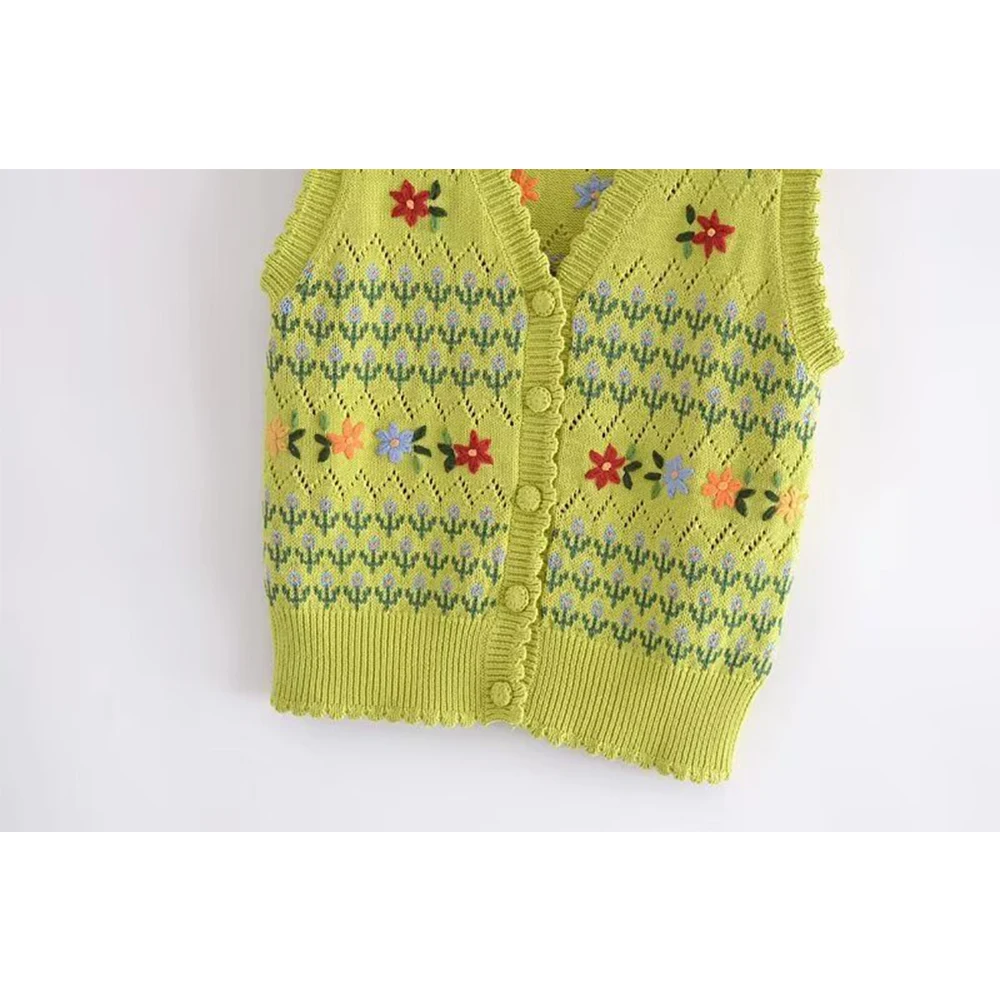 Женский однобортный жилет с V-образным вырезом без рукавов