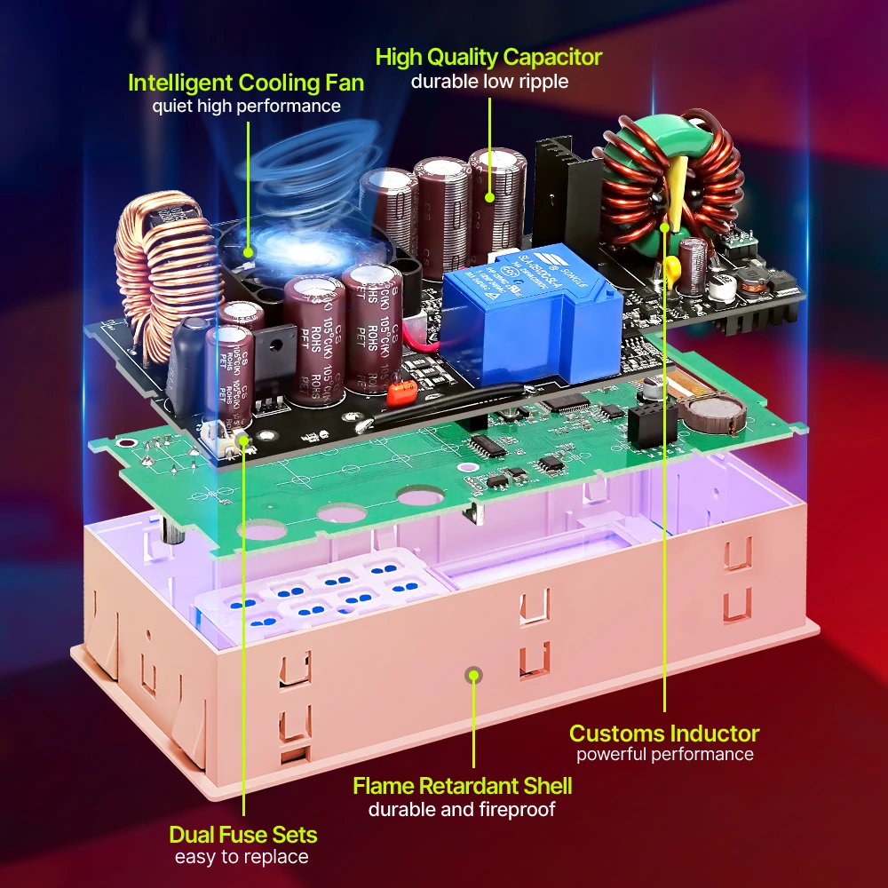 RD RD6024 RD6024W Профессиональный понижающий преобразователь USB WiFi 60 В 24 А постоянного