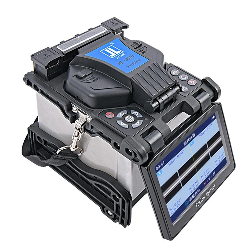 

NEW JiLong KL-360T High Quality 6 motors Core to Core Fiber Optic Splicing Machine Fusion Splicer