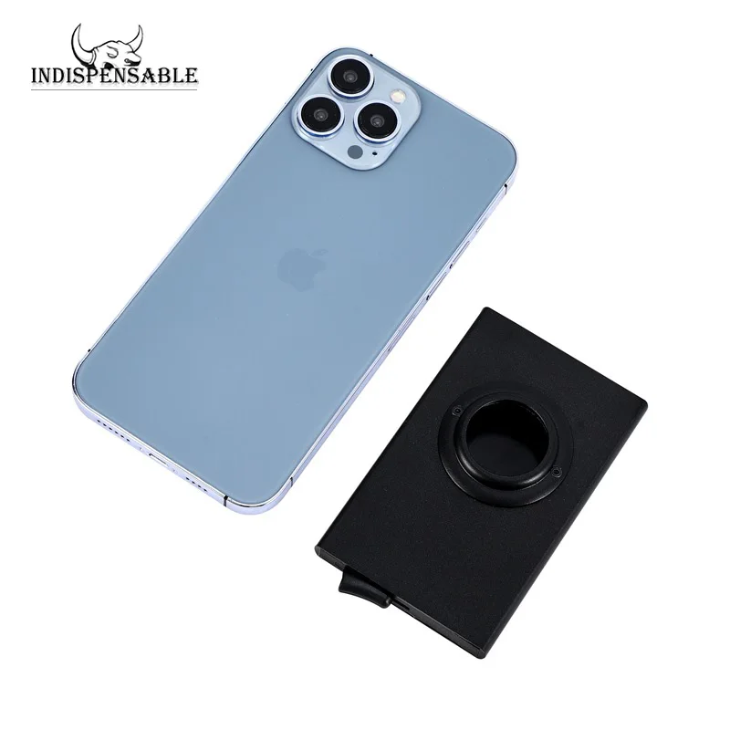 ID Card Holder Airtag Pop Up RFID Male Wallet Mini Package Aluminum Metal Protective Bag Smart Quick Release Women Purse Air Tag