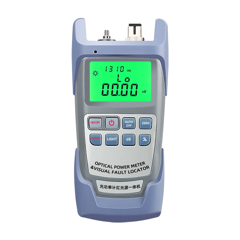 Burboro Handheld Fiber Optical PON Power Meter FTTX Visual Fault Locator Network Cable Test optical fiber tester 10mw 30mw VFL
