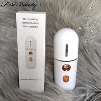 mini face steamer usb rechargeable humidifier portable cold sprayer moisturizing nano mist nebulizer skin care tool face fogger