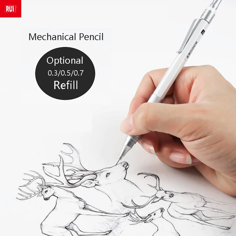 

0.3/0.5/0.7 Mechanical Pencil Set Automatic Pencils Art Drawing Pencil Drawing Writing Crafting Art Sketch Office School Supplie