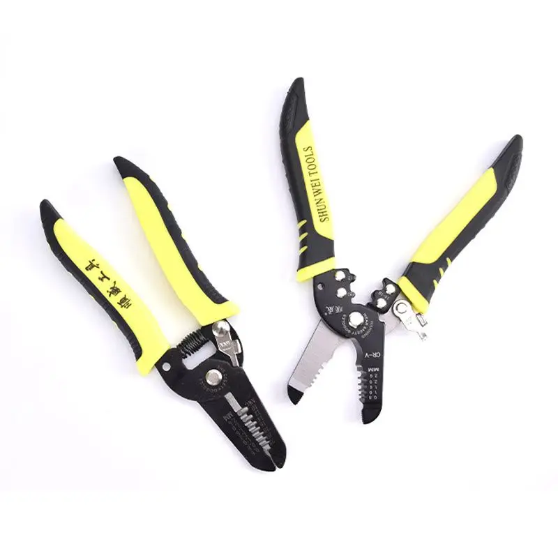 

Портативный ручной инструмент 7 в 1, щипцы для быстрой зачистки проводов, инструмент для ремонта, автоматические плоскогубцы для резки прово...