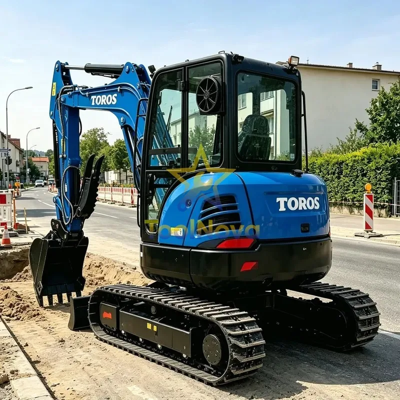 Фото Новинка 2026 года: мини-экскаватор 3,5 тонны, двигатель Kubota стандарта Евро-5, новый гусеничный экскаватор для сельского хозяйства и бытового использования №5