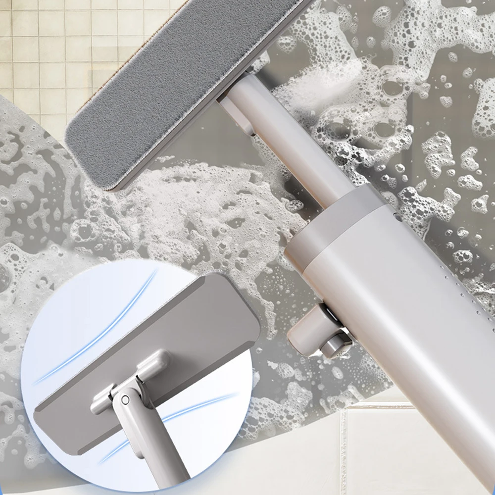 Мини-швабра С Вращающейся Головкой Портативная Экологически Чистая Плоская