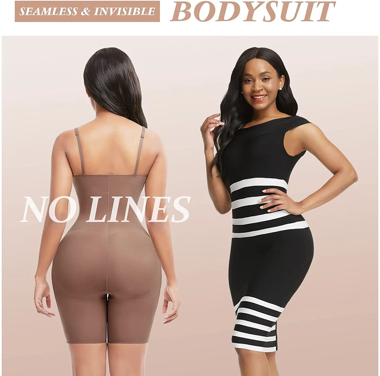 Womens Seamless Shapewear Tummy Control Body Shaper Comfortable For Women Under Dress