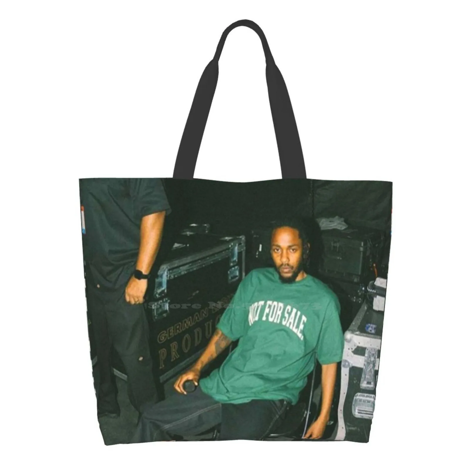 

Kendrick Lamar On Stage Large Size Reusable Foldable Shopping Bag Kendrick Lamar Schoolboy Ab Soul Jay Damn Music Rap Artist