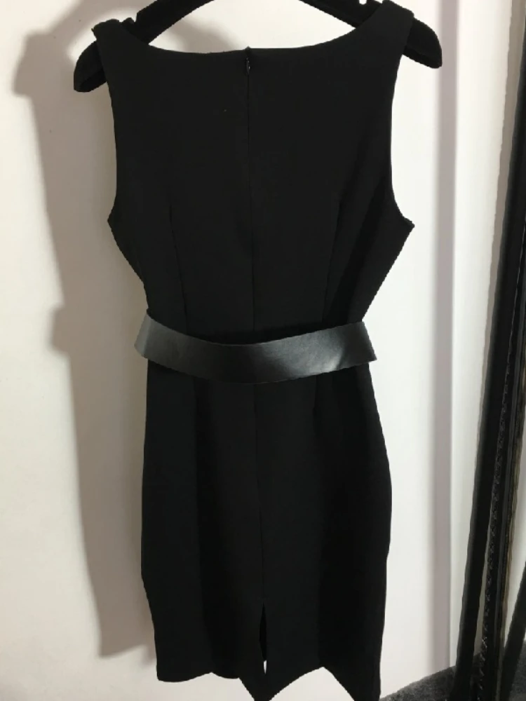 

Женское платье средней длины без рукавов, элегантное облегающее платье с разрезом, весна-лето 2023