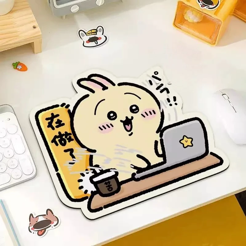 Коврик для мыши Chiikawa Hachiware Usagi Kawaii в стиле аниме: простой, милый, для офиса и игр, противоскользящий, водонепроницаемый, изысканный, забавный, удобный (art.: 3920dbdbd56bf) - 3920dbdbd56bf