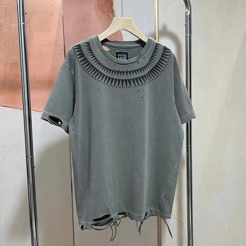 

Новинка 2023, мужские рубашки с зубчатыми отверстиями под нижнее белье, футболки в стиле хип-хоп, уличные хлопковые футболки для скейтборда, футболка, топ с ярлыком азиатского размера #351