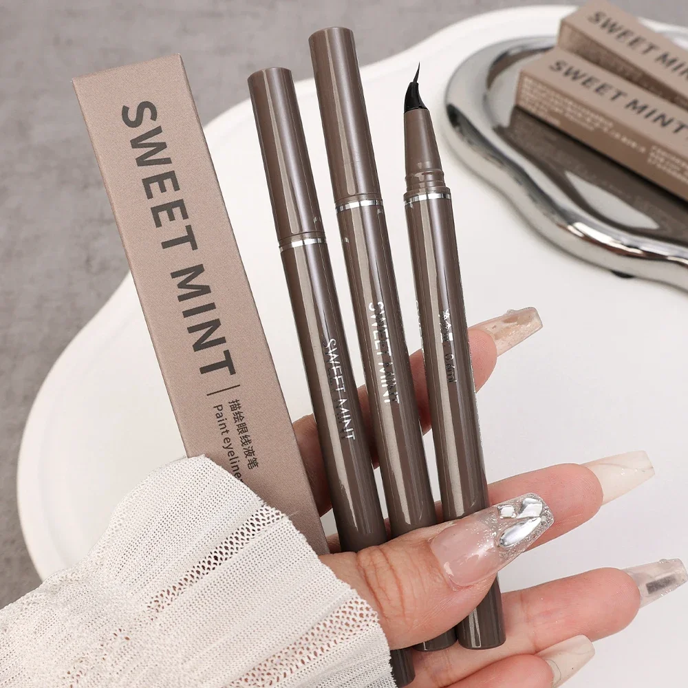 Карандаш для глаз водостойкая жидкая подводка стойкая быстросохнущая